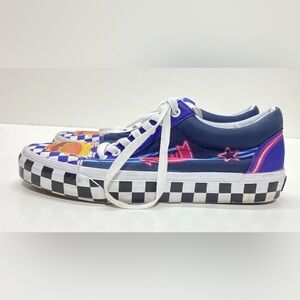 Vans Sneakers Custom Culture Diner Laces Men's 8 Women's 9.5 Hamburger Fries GUC